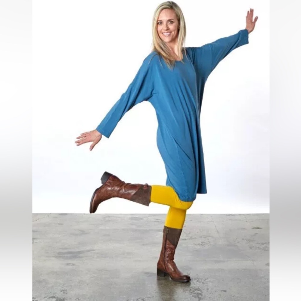 Bryn Walker Organic Cotton/Bamboo/Spandex Blend Alanna Tunic Dress Plus Size